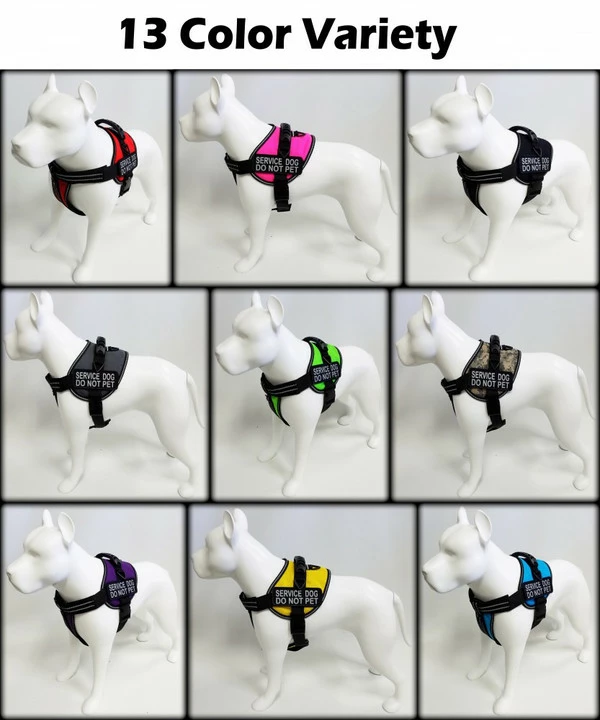Padded Air-Tech Service Dog Harness Vest - 13 Color Variety - Image 4