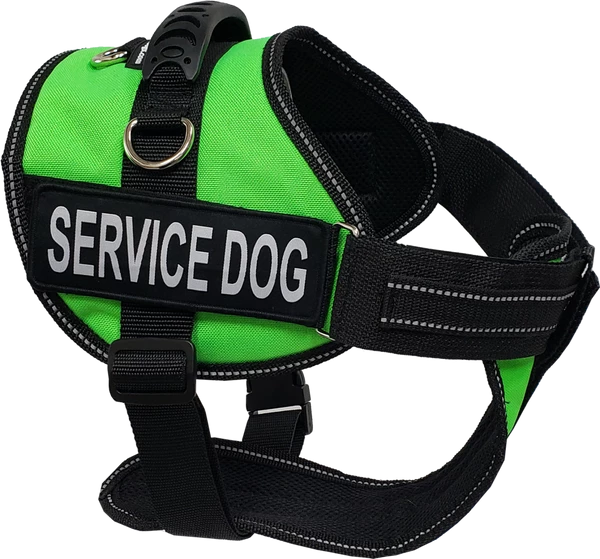 Service Dog Starter Kit - Padded Air-Tech Service Dog Harness Vest + Clip-on Bridge Handle & More - Image 8