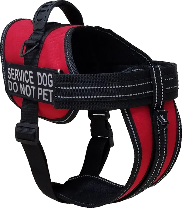 Padded Air-Tech Service Dog Harness Vest - 13 Color Variety