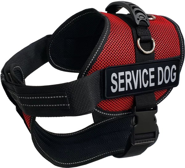 Service Dog Kit - Air-Tech Mesh Service Dog Vest Harness + Registered Service Dog ID - Image 12