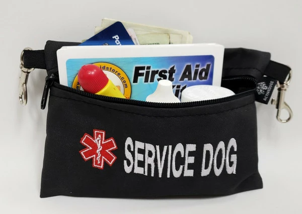 Clip-On Embroidered Service Dog Bag - Image 2