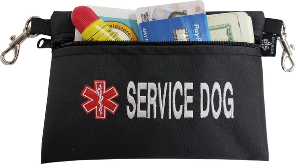 Clip-On Embroidered Service Dog Bag - Image 6