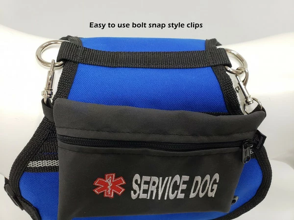 Clip-On Embroidered Service Dog Bag - Image 7