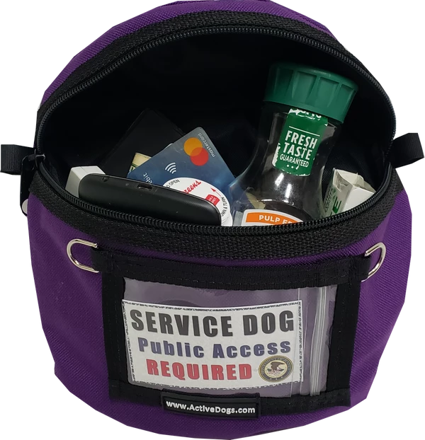 Service Dog Clip-on Large Bag W/ ID Window - Image 13
