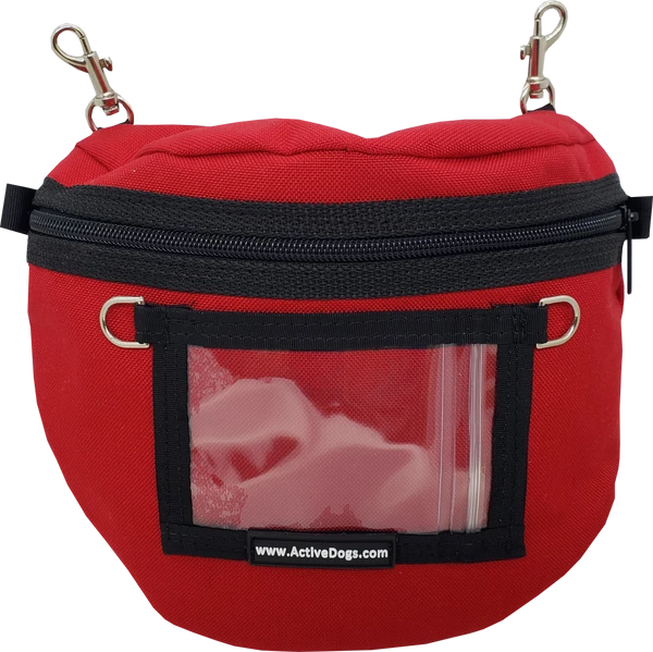 Service Dog Clip-on Large Bag W/ ID Window