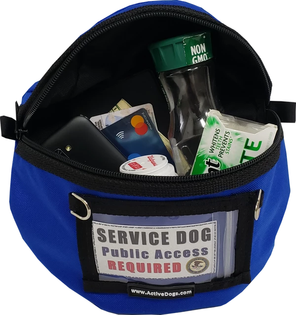 Service Dog Clip-on Large Bag W/ ID Window - Image 3