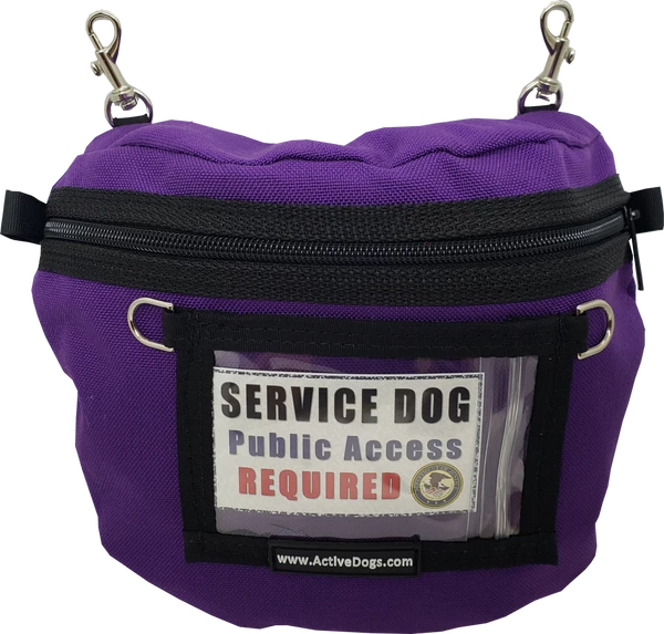 Service Dog Clip-on Large Bag W/ ID Window - Image 4