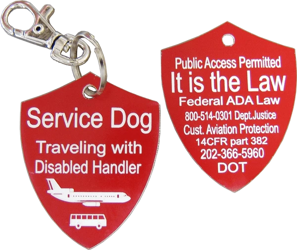 Premium Service Dog Travel Kit + 2 Identification Cards + Travel Tag + Service Dog Pouch + Free Digital Copy - Image 7