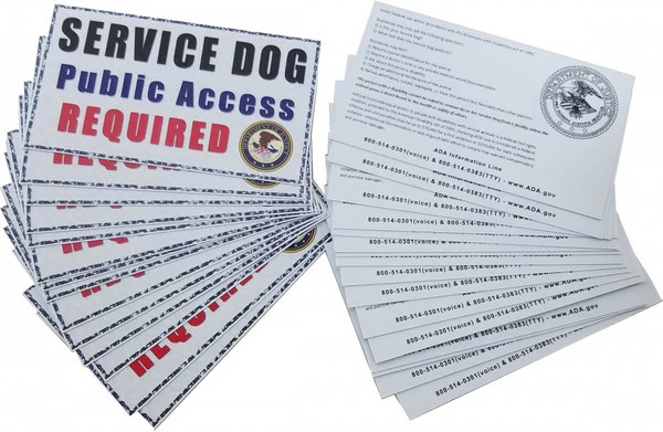 Premium Service Dog Travel Kit + 2 Identification Cards + Travel Tag + Service Dog Pouch + Free Digital Copy - Image 8