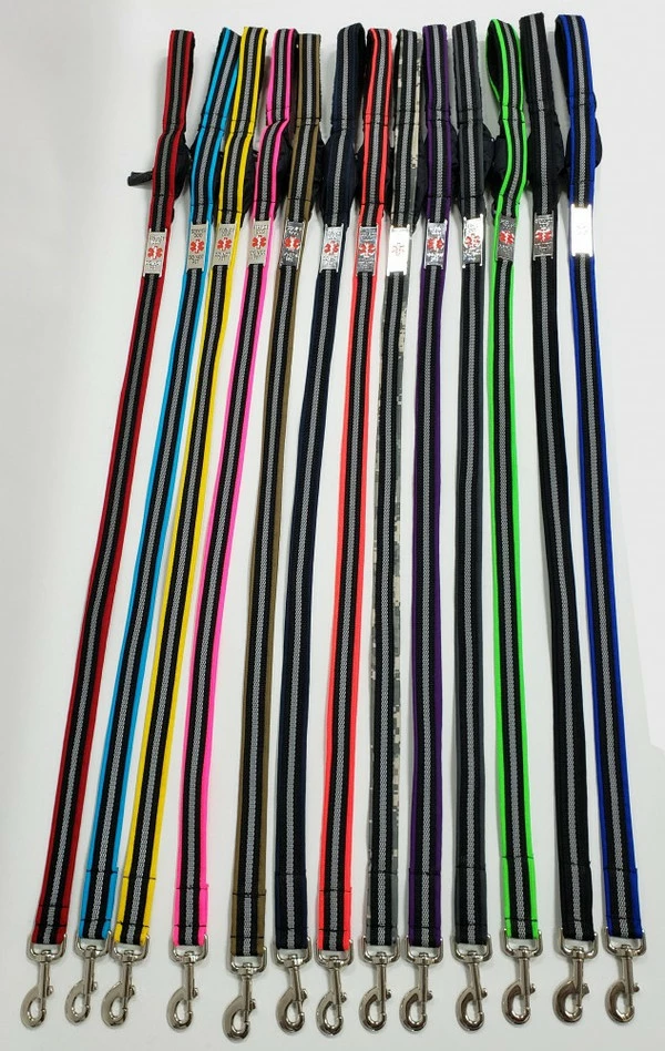 Service Dog Reflective Built-In Poop Bag Leash - 13 Color Variety - Image 9