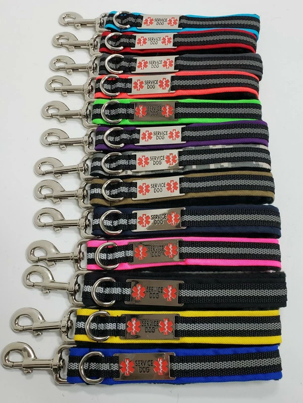 Service Dog Reflective Pull Tab Leash - 13 Color Variety - Image 11
