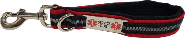 Service Dog Reflective Pull Tab Leash - 13 Color Variety
