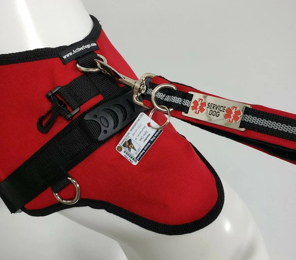 Service Dog Reflective Pull Tab Leash - 13 Color Variety - Image 2