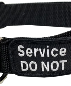 Service Dog No Slip Martingale Patch Collar