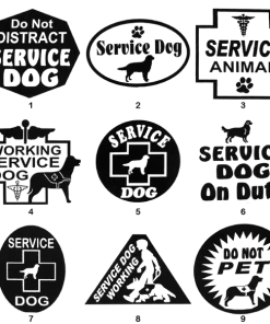 Service Dog Vinyl Decals