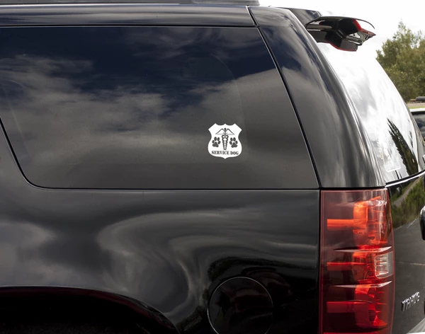 4 In. Service Dog Decals - Image 4