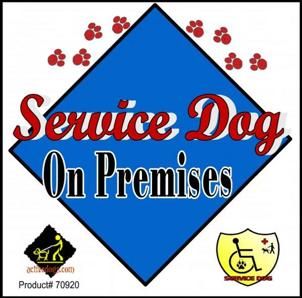 Service Dog Window Signs - Image 3