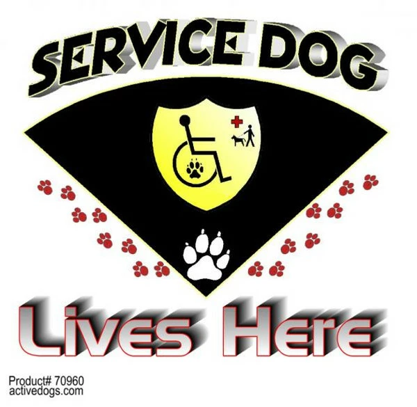 Service Dog Window Signs - Image 6