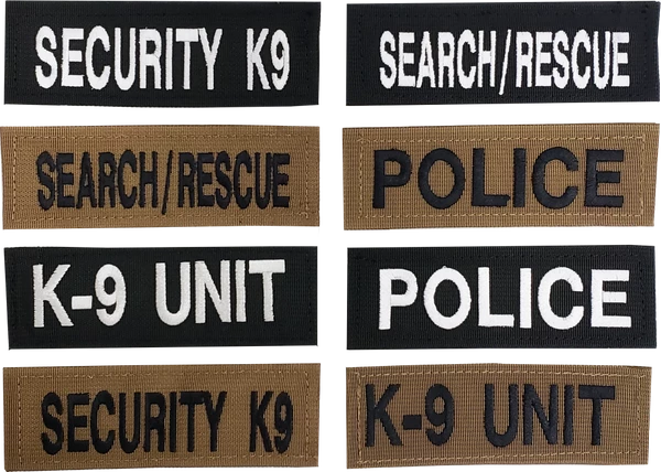 CaliberDog 2x6 Embroidered ID Patch
