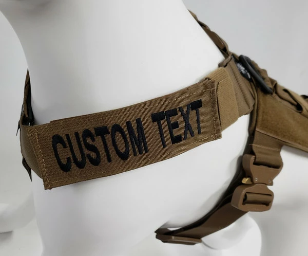 CaliberDog 2x6 Embroidered ID Patch - Custom Text - Image 2