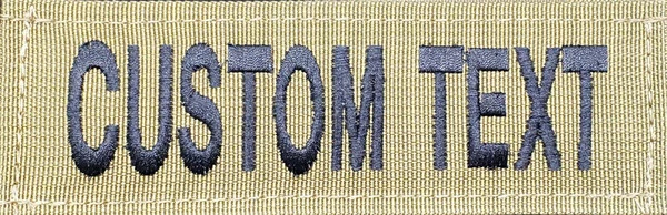 CaliberDog 2x6 Embroidered ID Patch - Custom Text - Image 5