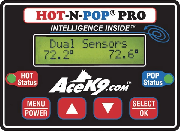 AceK9 Hot N Pop Pro Heat Alarm And Door Popper Kit
