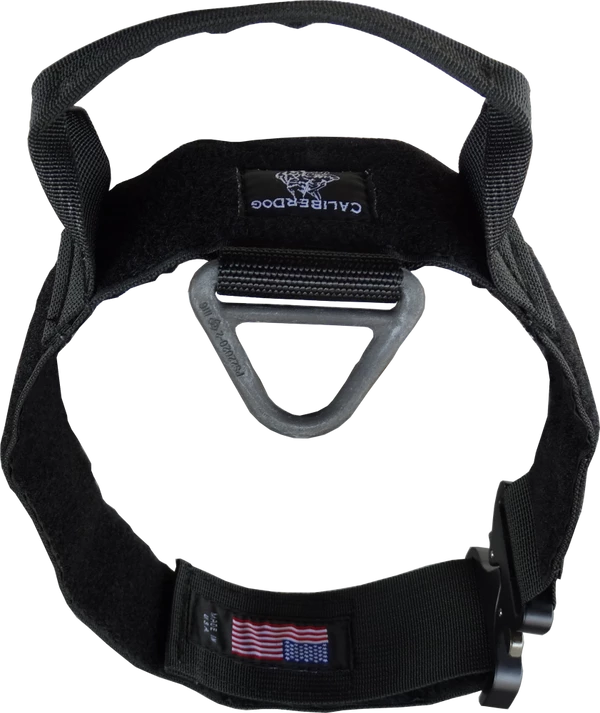 CaliberDog ID Collar With Cobra Buckle & Handle - Image 9