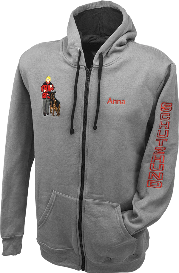 Embroidered Schutzhund Hoodies - Image 3