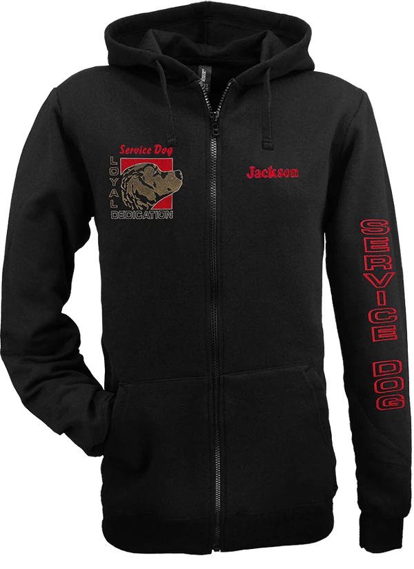 Embroidered Service Dog Hoodies - Image 4