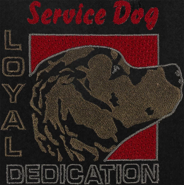 Embroidered Service Dog Hoodies - Image 5