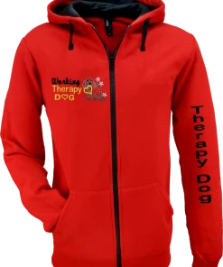 Embroidered Therapy Dog Hoodies