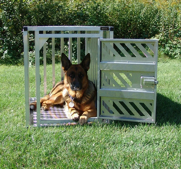 Full Vent Aluminum Dog Crate - Image 2