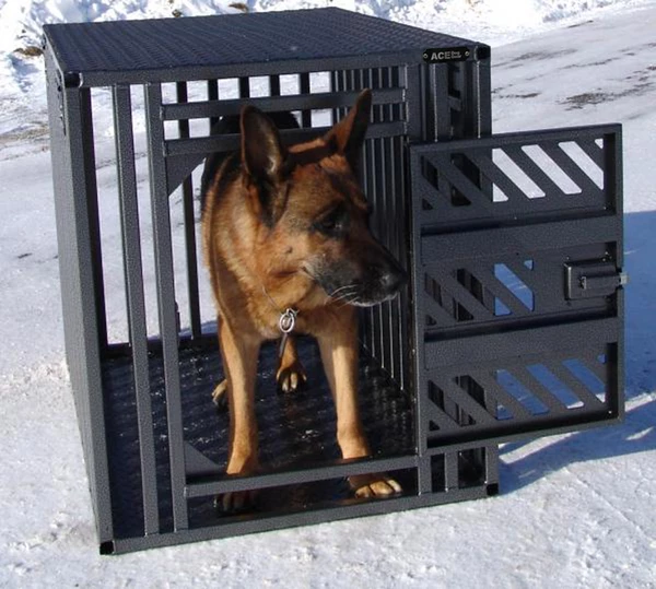 Powder Coated Full Vent Dog Crate - Image 3