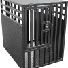 Powder Coated Double Door Diamond Tread Aluminum Dog Crate