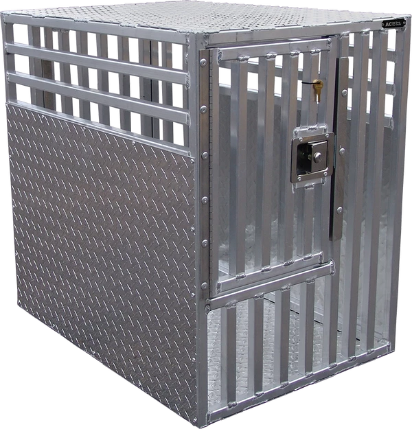 Diamond Tread Aluminum SUV Dog Crate - Image 2