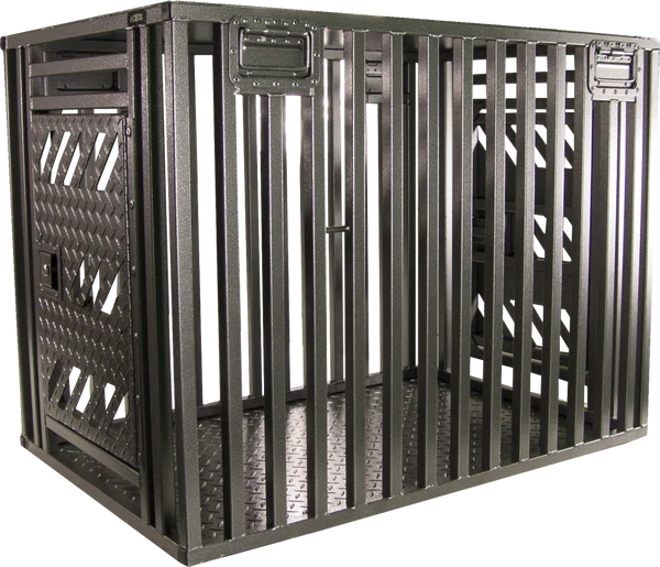 Powder Coated Double Door (Front/Back) Full Vent Dog Crate