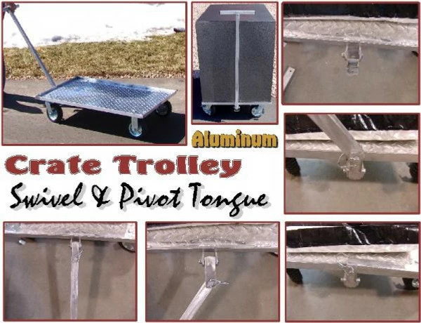 Aluminum Crate Trolley - Image 2