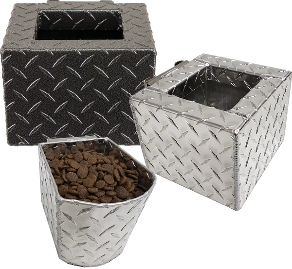 Aluminum Spill Proof Dog Bowls