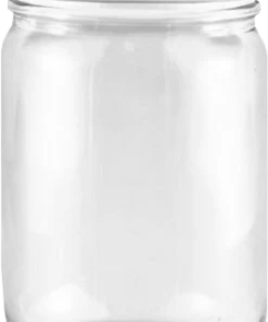 12 Oz. Glass Jar W/ Metal Cap