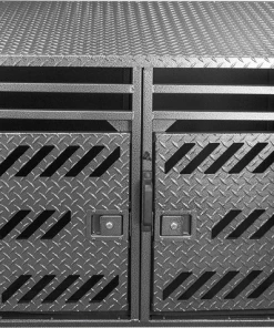 Powder Coated Aluminum 2 Dog Crate