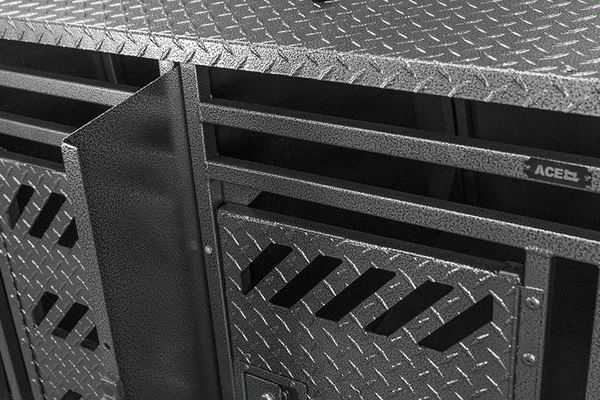 Powder Coated Aluminum 2 Dog Crate - Image 9