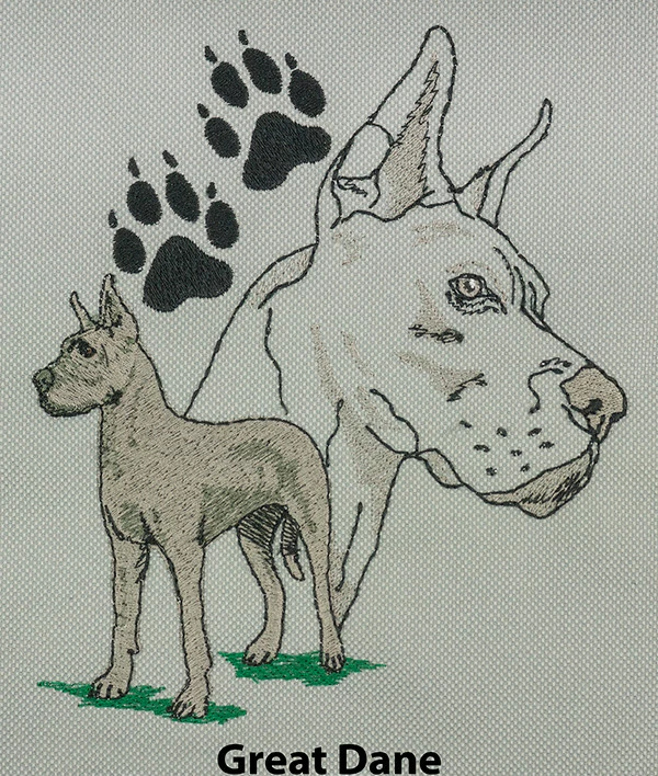 Embroidered Breed Specific Backpack - Image 24